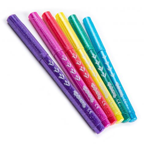Pisaki Colorino brokatowe Disney Frozen, 6 kolorów - 2